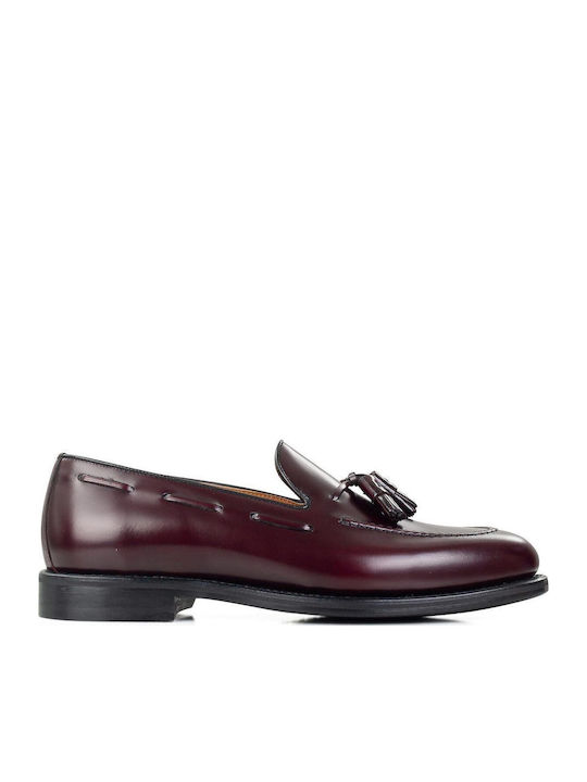 Mocasini barbati in Burgundy Culori