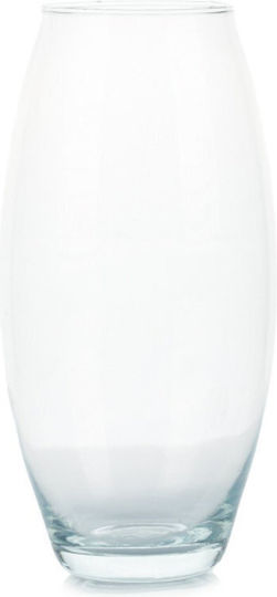 General Trade Διακοσμητικό Βάζο Glas Transparent 13x13x26cm 1Stück