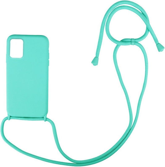 Technovo Lace Задна корица Силикон с Каишка Тюркоазен (Poco M4 Pro)