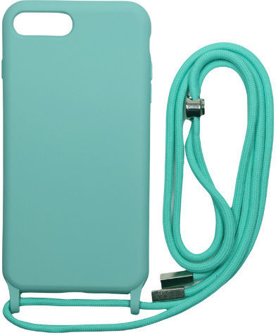 Technovo Lace Back Cover Σιλικόνης με Λουράκι Πράσινο (iPhone 8 Plus / 7 Plus)