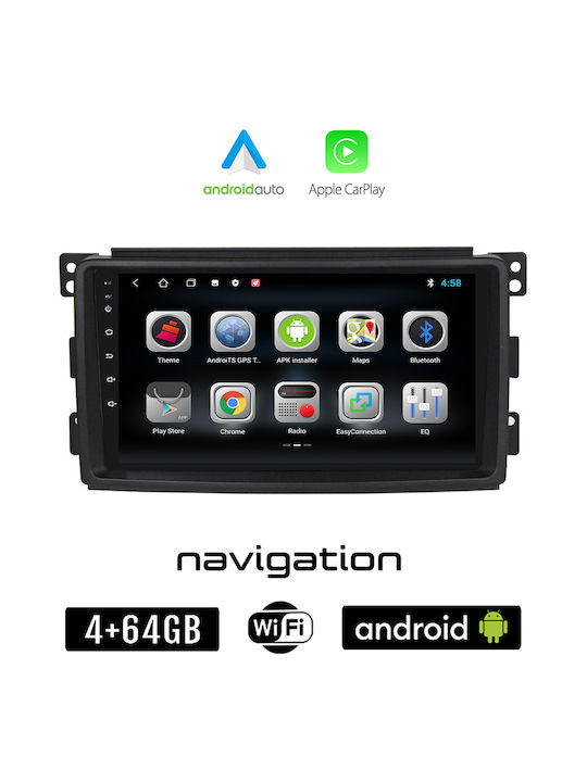 Booma Автомобилна Аудио Система (Блутут/USB/WiFi/GPS/Apple-Carplay/Android-Auto) с Тъчскрийн 9"