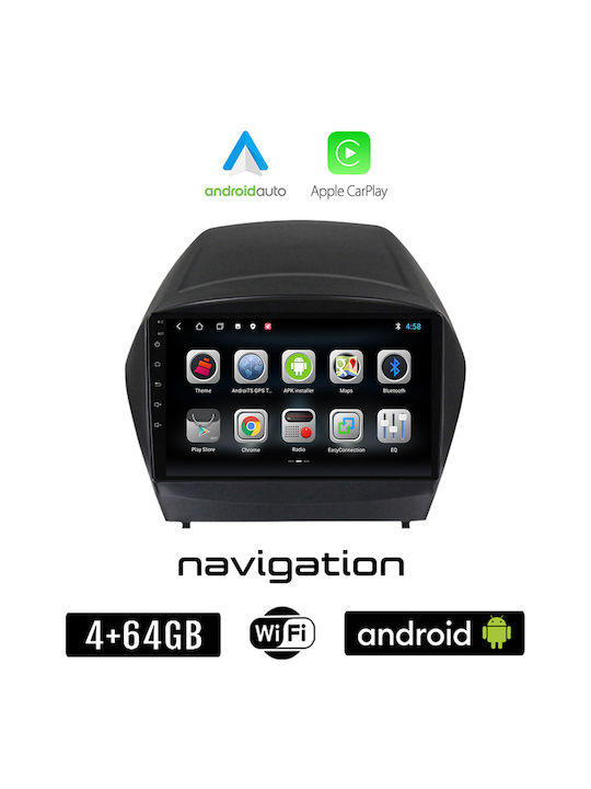 Booma Sistem Audio Auto pentru Hyundai iX35 2010-2015 (Bluetooth/USB/WiFi/GPS/Apple-Carplay/Android-Auto) cu Ecran Tactil 9"
