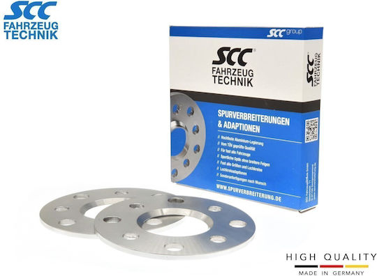 SCC Αποστάτες Τροχών Αυτοκινήτου 3mm (4x100) για Volkswagen Golf 2τμχ