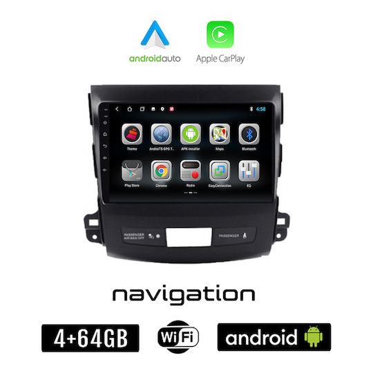 Booma Ηχοσύστημα Αυτοκινήτου για Citroen C-Crosser 2007> (Bluetooth/USB/WiFi/GPS/Apple-Carplay/Android-Auto) με Οθόνη Αφής 9"
