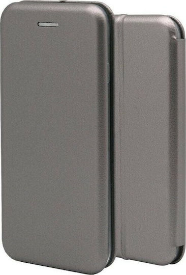 Technovo Smart Magnet Umschlag Rückseite Synthetisches Leder Gray (Samsung Galaxy A30S, A50, A50S)
