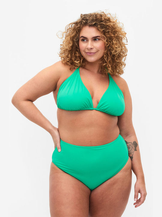Happy Sizes Bikini Slip Ψηλόμεσο Πράσινο