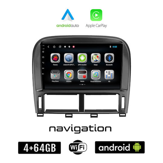 Booma Sistem Audio Auto pentru Jaguar XF Lexus LS - Magazin online 2000-2006 (Bluetooth/USB/WiFi/GPS/Apple-Carplay/Android-Auto) cu Ecran Tactil 9"