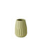 PanOikos Decorative Vase Green 8x8x14cm