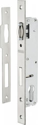 Thirard Recessed Lock Bilias with Cylinder and Center 8mm Silver