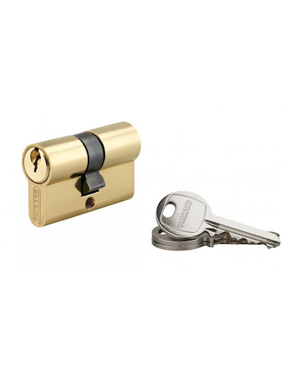 Thirard Zylinderschloss 42mm (21-21) mit 3 Schlüssel Gold