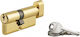 Thirard Lock Cylinder Security 70mm (40-30) with Knob and 3 Keys Gold