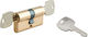 Thirard Lock Cylinder 70mm (35-35) with 3 Keys Gold