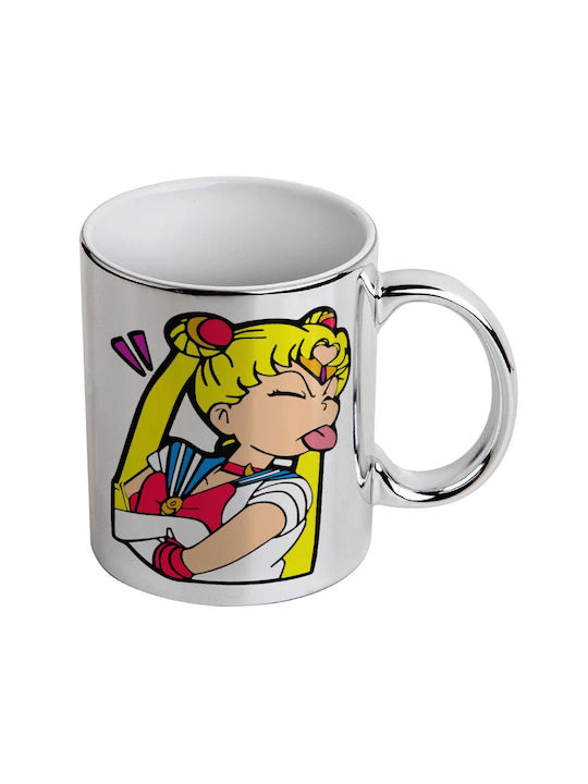 Koupakoupa Mug Ceramic Silver 330ml