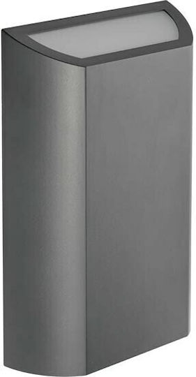 Vito Aplica de exterior montată pe perete LED IP65 8W cu Alb Natural Lumină Dublu Fascicul 22x11.3x5.1εκ.