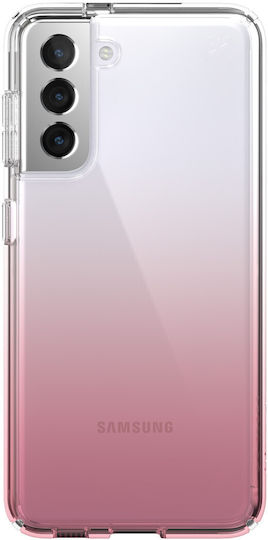 Speck Presidio Perfect-Clear Back Cover Plastic Pink (Galaxy S21)