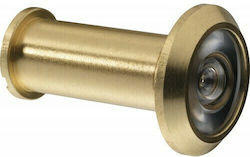 Yale Peephole with Diameter 14mm for Door Thickness 34-58mm Gold