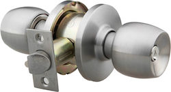 Yale Knob Lock Silver