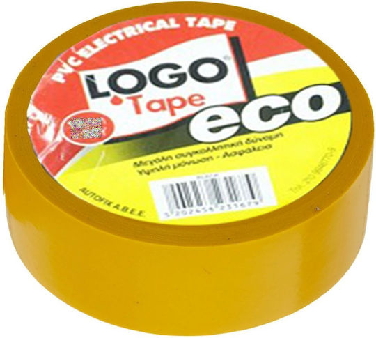 Logo Isolierband 19mm x 10m Gelbe