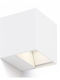 Rendl Light Studio Wall-Mounted Outdoor Ceiling Light LED IP54 3W with Warm White Light Double Beam 8.2x8.2x8εκ.