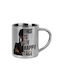 Koupakoupa Becher Metallisch Silber 300ml
