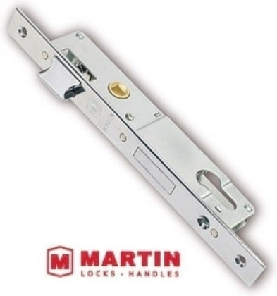 Martin Χωνευτή Κλειδαριά με Κέντρο 20mm Ασημί Δεξιά