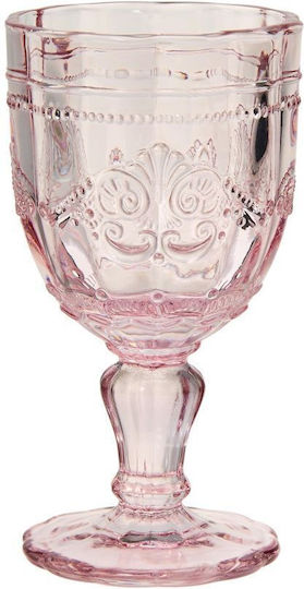 Butlers Pahar pentru Vin Alb și Roșu din Sticlă în Culoarea Roz Pahar cu picior 230ml Butlers Pahar pentru Vin Alb și Roșu din Sticlă în Culoarea Roz Pahar cu picior 230ml