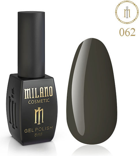 Milano Cosmetic Semi-Permanent Nail Polish 062 8ml 1pcs