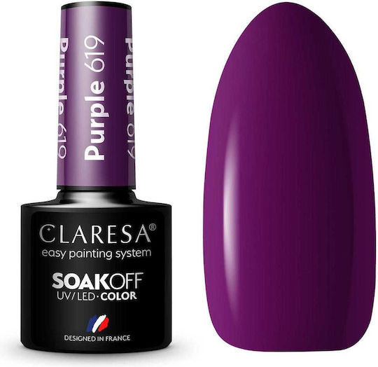 Claresa 619 Gel Nagellack 619 Lila 5ml