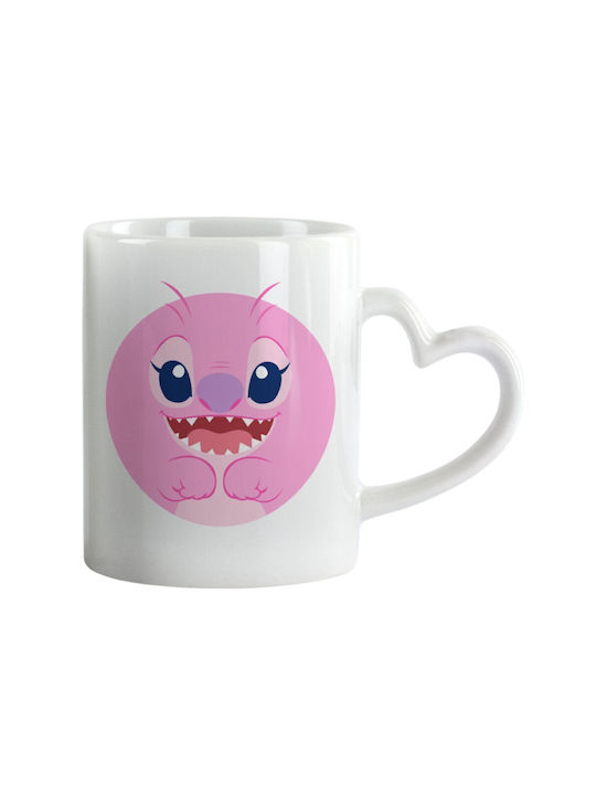 Koupakoupa Cană Ceramică Albă 330ml