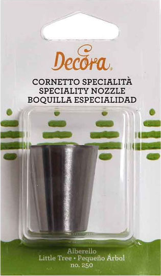 Decora Μύτη για Κορνέ Ζαχαροπλαστικής Inox 1.4cm 020.29.250