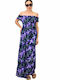 Potre Summer Maxi Dress Purple