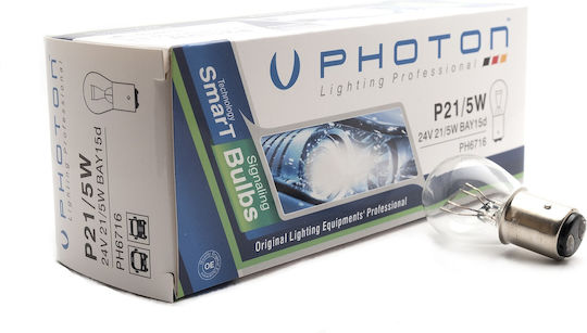 Photon Lampen Auto & Motorrad P21/5W 24V 5W 1Stück