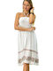 Potre Summer Midi Dress White