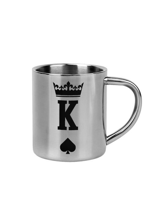 Koupakoupa Mug Metallic Silver 300ml