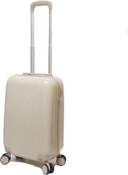 Y Not? LIF-23001 Βαλίτσα Καμπίνας με ύψος 55cm σε Μπεζ χρώμα