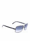 Dolce & Gabbana Men's Sunglasses with Black Metal Frame and Gray Gradient Lens DG2048 0478G