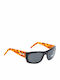 Dolce & Gabbana Unisex Sunglasses with Black Horn-Rimmed Frame and Brown Lenses DG3012 73287