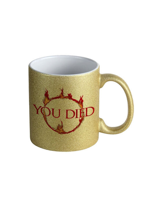 Koupakoupa Mug Ceramic Gold 330ml