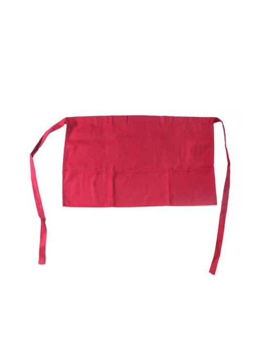 Mulex Ποδιά Κουζίνας με Πετσέτα Κόκκινη 33x53cm TPS-28026