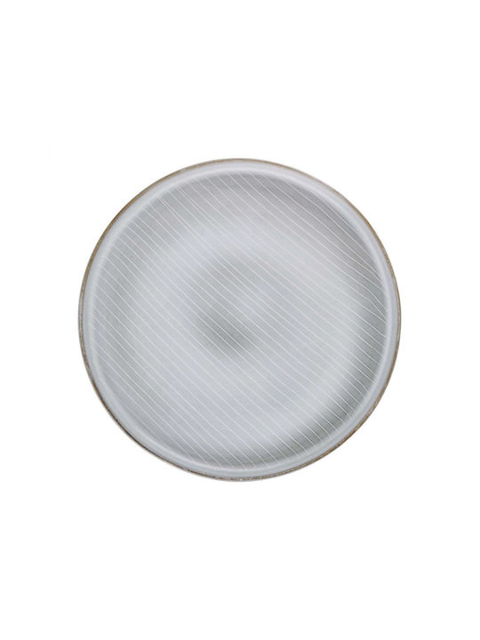 Butlers Henley Plate Shallow Ceramic White with Diameter 26.5cm