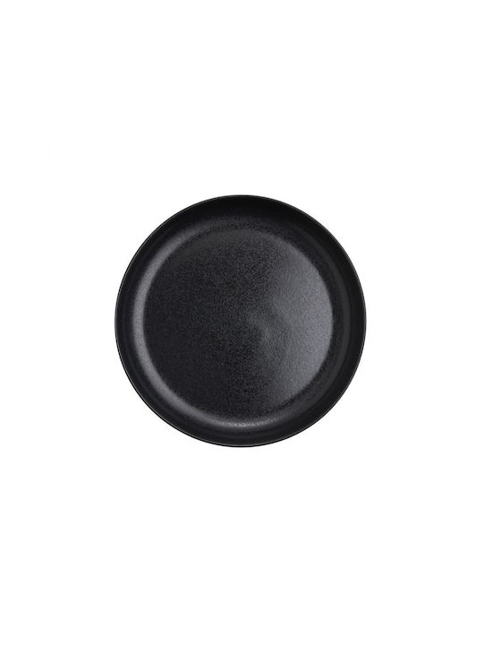 Butlers Casa Nova Teller Suppe Keramik Schwarz mit Durchmesser 22.5cm