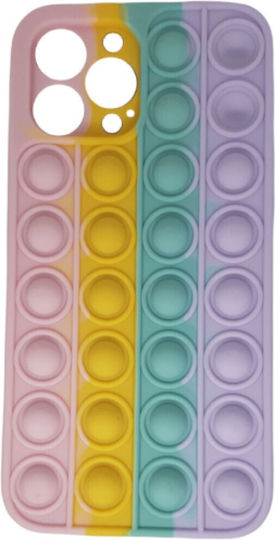 Back Cover Σιλικόνης Πολύχρωμο (iPhone 13 Pro Max)