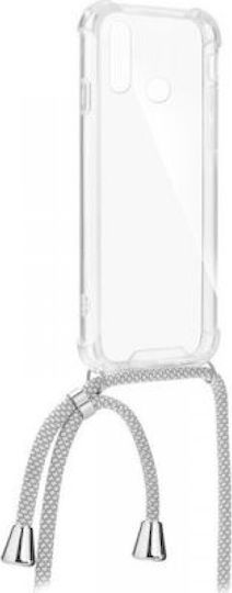 Back Cover Silicone with Strap Transparent (Huawei Y7 2019 / Y7 Prime 2019)
