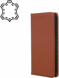 Synthetic Leather / Leather Book Brown (iPhone 13)