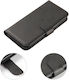 Premium Magnet Wallet Synthetic Leather Black (TCL 20 SE)