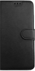 Synthetic Leather Book Black (Redmi 12C)