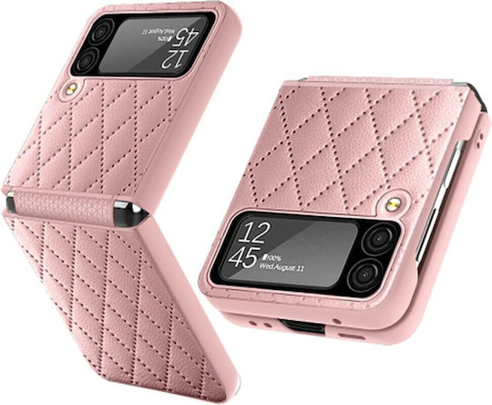 Rhombus Back Cover Πλαστικό Ροζ (Galaxy Z Flip3 5G)