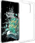 Sockproof Anti-Slip Silicone Back Cover Transparent (OnePlus 10T)