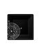 Marine Business Lombok Desert Serving Plate Square Made of Melamine Black 6 Pieces