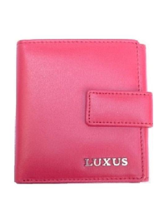 Luxus Μικρό Δερμάτινο Γυναικείο Πορτοφόλι Φούξια